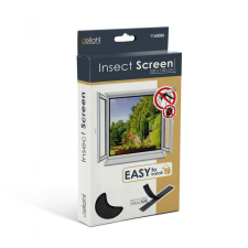 delight 130X150 cm-es rovarháló szúnyogháló fekete ablakra 11602BK szúnyogháló