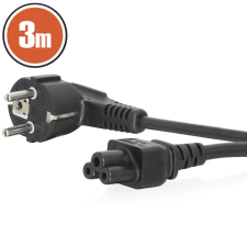 delight 230V Lóhere Tápkábel Fekete 3m 20162 fogó