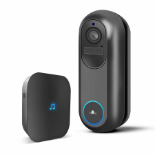 delight 55387BK Smart Wi-Fi-s videó kaputelefon szett 12V fekete (55387BK) kaputelefon
