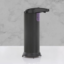 delight Automata szappanadagoló (220 ml) matt fekete fürdőszoba kiegészítő