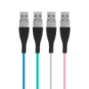 delight iPhone adatkábel szilikon bevonat 1m (több szín)