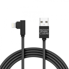 delight iPhone Lightning 90° Adatkábel Black kábel és adapter