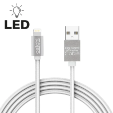 delight iPhone Lightning Adatkábel LED White (55442I-WH) kábel és adapter