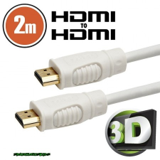 delight Jelkábel HDMI-HDMI 1.4 3D  2m aranyozott  Am/Am audió/videó kellék, kábel és adapter