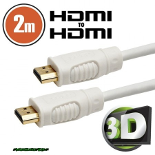 delight Jelkábel HDMI-HDMI 1.4 3D 2m aranyozott Am/Am audió/videó kellék, kábel és adapter