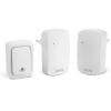 delight Kinetic vezeték nélküli csengő (Nyomógomb+2 db beltéri) fehér
