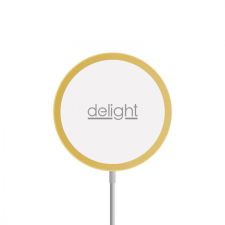 delight Mágneses vezeték nélküli töltőpad Type-C Gold mobiltelefon kellék