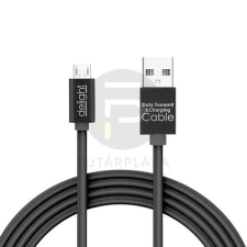 delight Micro USB kábel 1m fekete 55442M-BK kábel és adapter