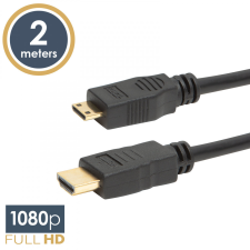 delight Mini HDMI kábel • HDMI dugó - mini HDMI dugó 2 m kábel és adapter