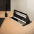 delight Süllyeszthető elosztó asztalba, kábelkivezetővel, alu (3-as, 2 USB)