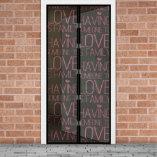 delight Szúnyogháló függöny ajtóra -mágneses- 100 x 210 cm - "Love" konyhai eszköz
