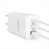 delight Univerzális utazó adapter 4 USB ajzattal és cserélhető AC dugóval