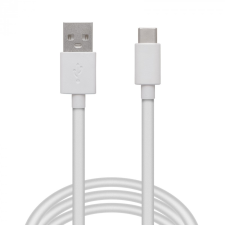 delight USB Type-C fehér adatkábel 2m (55550WH-2) kábel és adapter