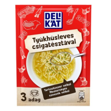 Delikát Instant tésztás leves DELIKÁT Tyúkhúsleves csigatésztával 40g alapvető élelmiszer
