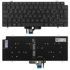 Dell 0M1Y73 gyári új fekete angol (UK) háttérvilágításos laptop billentyűzet laptop alkatrész