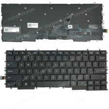 Dell G7 7500 gyári billentyűzet (US kiosztás, háttérvilágítással, fekete) laptop alkatrész