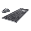 Dell Premier Wireless Keyboard and Mouse KM7321W - keyboard and mouse set - QWERTY - US International - titan gray (KM7321WGY-INT) - Billentyűzet + Egér