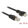 DELOCK 10 m-es RJ45 dugó > RJ45 dugó csavarokkal csatlakozós Cat.6 SSTP kábel