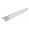 DELOCK 19" kábelrendező fésűs panel 1U, szürke
