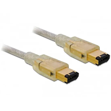 DELOCK 1 méteres FireWire összekötő kábel (6/6 tűs) (82573) kábel és adapter