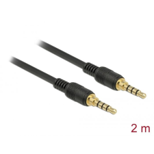 DELOCK 3,5mm Jack cable 2m Black kábel és adapter