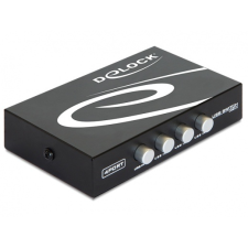 DELOCK 4 portos manuális USB 2.0 (87634) asztali számítógép kellék