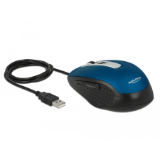 DELOCK 5-gombos, kék színű optikai egér A-típusú USB csatlakozással egér