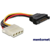DELOCK 60115 15 tűs SATA (apa) – 4 tűs Molex (anya) 12 cm-es hálózati adapter