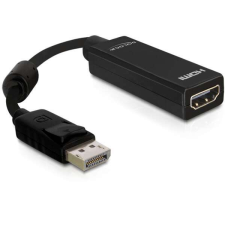DELOCK 61849 video átalakító kábel 0,125 M DisplayPort HDMI A-típus (Standard) Fekete kábel és adapter