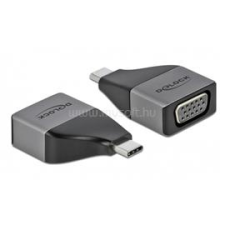 DELOCK 64002 USB Type-C apa &gt; VGA anya 1080p kompakt kialakítású adapter (DL64002) kábel és adapter