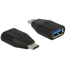 DELOCK 65519 Super High Speed USB 10 Gbps (USB 3.1 Gen 2) USB C típus &gt; USB 3.1 A adapter kábel és adapter