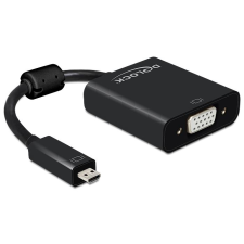 DELOCK 65558 HDMI Micro-D apa > VGA anya audióval fekete (65558) kábel és adapter