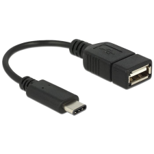 DELOCK 65579 USB Type-C (USB-C) 2.0 C  --> USB2.0 A 15cm (65579) kábel és adapter