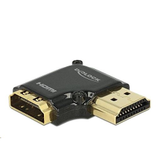 DELOCK 65661 High-Speed Ethernet HDMI-A anya > HDMI-A apa 4K 90° jobb, fekete (65661) kábel és adapter