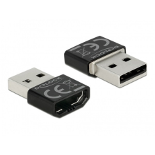 DELOCK 65680 HDMI-A anya > USB-A apa fekete adapter kábel és adapter