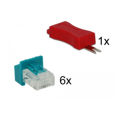 DELOCK 6 db-os RJ45 apa Secure Clip készlet egyéb hálózati eszköz