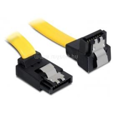 DELOCK 6Gb/s le/fel SATA (fémlappal) kábel - 0,2m (DL82819) kábel és adapter