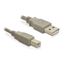 DELOCK 82216 USB 2.0 A-B apa/apa kábel 3 m kábel és adapter