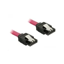 DELOCK 82674 SATA3 adatkábel 10cm piros kábel és adapter