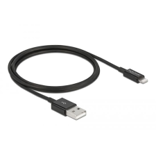 DELOCK 83002 USB - Lightning adat- és töltőkábel 1m fekete (Delock83002) - Adatkábel kábel és adapter