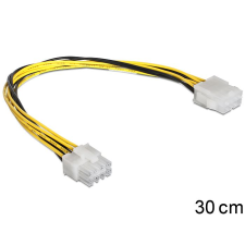 DELOCK 83342 Power 8 pin EPS male > female 30cm kábel (83342) kábel és adapter