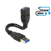 DELOCK - 83713 - Cable USB 3.0 A male > USB 3.0 A female ShapeCable 0.15 m