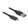 DELOCK 83983 USB 3.1 Gen2 Type-C -> USB Type-A összekötő kábel 1m (Delock 83983)