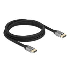 DELOCK 83996 2m Ultra nagy sebességű HDMI 48Gbps 8K 60Hz szürke kábel kábel és adapter