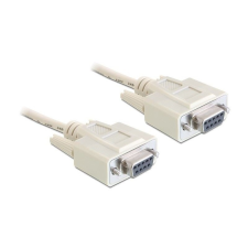 DELOCK 84250 serial Null modem 9 pin female / female kábel 5 m kábel és adapter