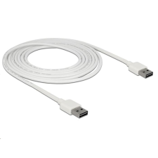 DELOCK 85195 EASY-USB 2.0 A > EASY-USB 2.0 A kábel, 3 m, fehér (85195) kábel és adapter
