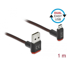 DELOCK 85266 USB-A -> USB micro-B kábel 1m fekete (de85266) kábel és adapter