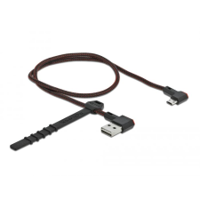DELOCK 85270 USB-A -> USB micro-B kábel 0.5m fekete (de85270) kábel és adapter