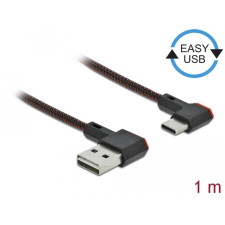 DELOCK 85281 USB-A -> USB-C kábel 1m fekete (de85281) kábel és adapter