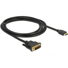DELOCK 85584 DVI 18+1 > HDMI-A kábel, 2m, fekete (85584) kábel és adapter